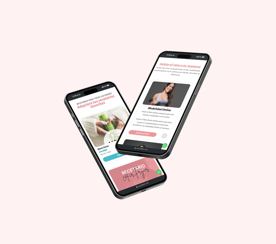 ATURA | Portafolio Fatifit21 | Creación de páginas y sitios web